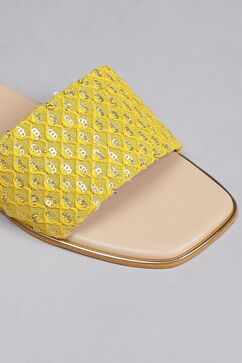 Yellow Formal Flats image number 1
