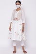 White Viscose Printed Face Mask image number 3