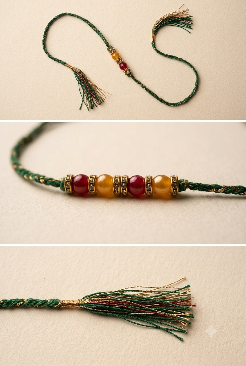 Green Rakhi image number 0