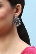 Dark Grey Brass Earrings image number 1