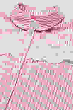 Pink Cotton Straight Yarndyed Top image number 1