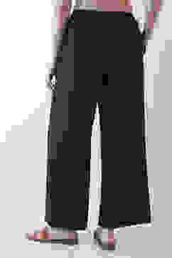 Blue Viscose Rayon Straight Palazzos image number 5