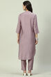 Lilac Poly Viscose Straight 2 Piece Set image number 4