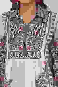 Brown Cotton Straight Shirt image number 1