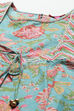Turquoise Cotton Short Kurti image number 1