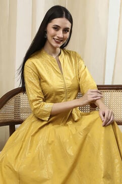 Lime Cotton  Dress image number 6
