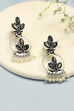 Oxidised Black Earrings image number 0