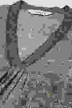 Green Rayon Flared Printed Kurta image number 1