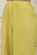 Yellow Cotton Anarkali Suit Set image number 2