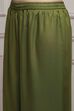 Green Viscose Rayon Straight Embroidered Suit Set image number 2