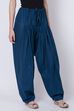 Navy Blue Cotton Solid Salwar image number 1
