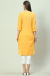 Blue Cotton Solid Kurti image number 4