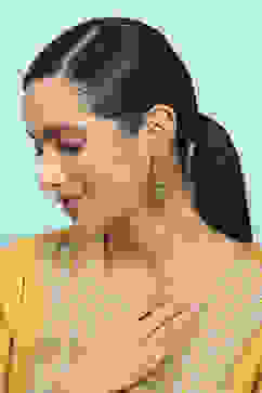 Multicolour Alloy Drop & Danglers image number 3