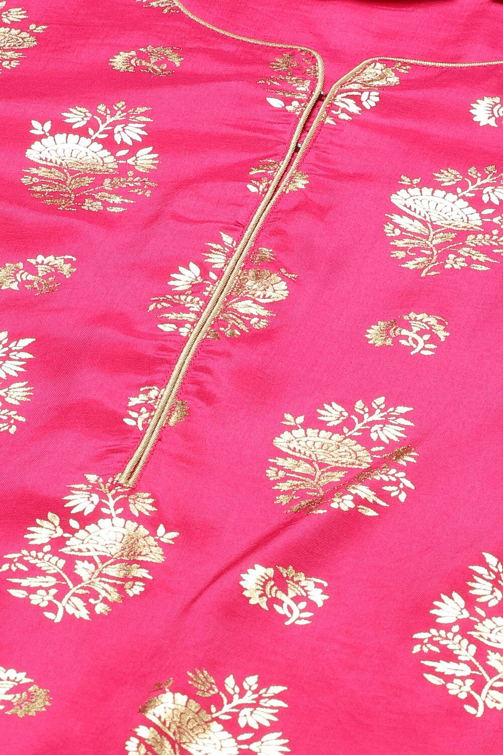 Red Straight Viscose Kurta image number 1