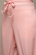 Blush Pink Cotton Blend Straight Kurta Pant Suit Set