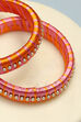 Orange & Pink Kids Bangles image number 1