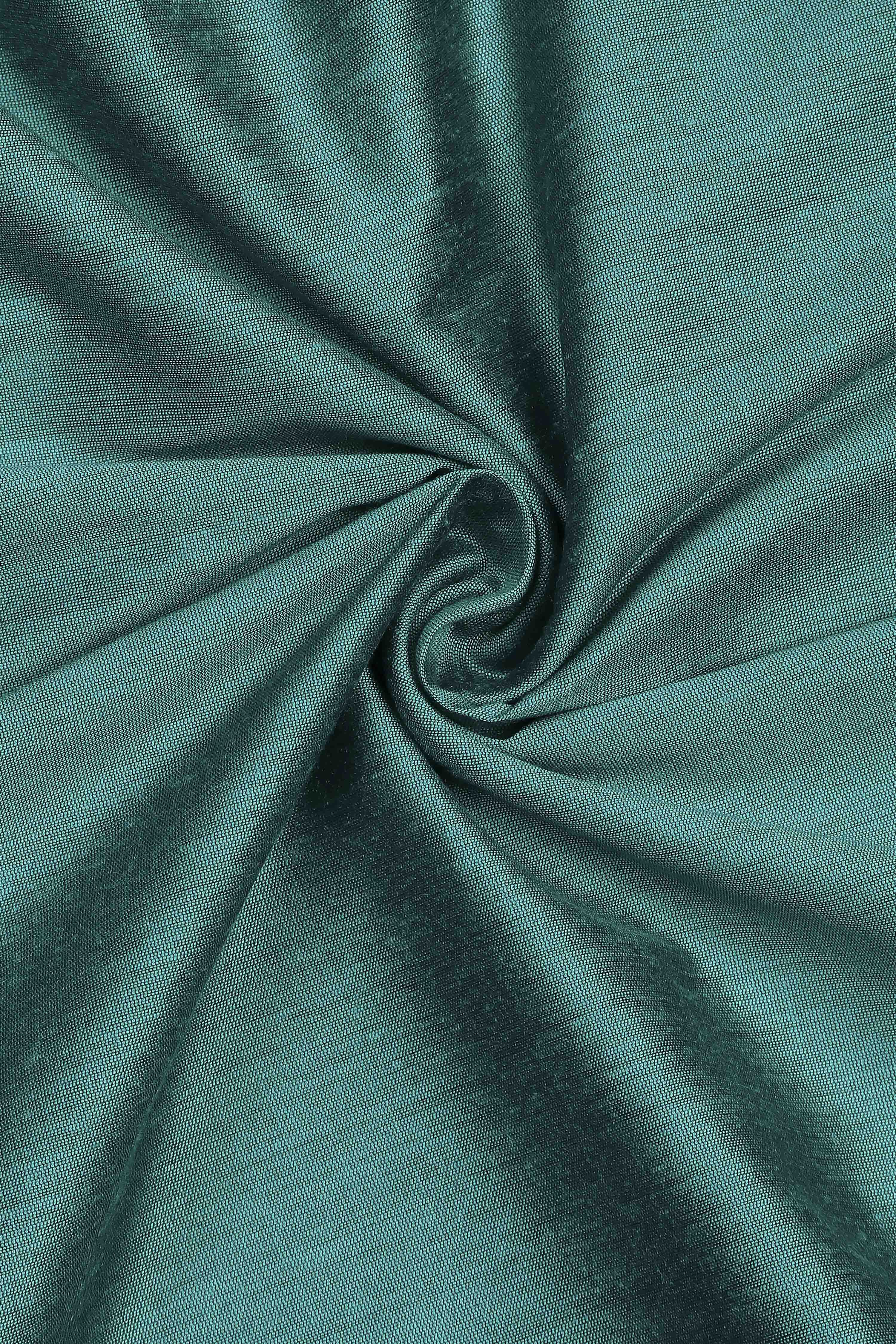 Rust Cotton Jamdani Unstitched Suit Set image number 2