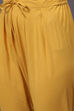 Rohit Bal Yellow Cotton Silk Anarkali Yarndyed Suit Set image number 2