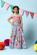 Pink Viscose Short Top Lehenga Set image number 7