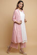Dusky Pink Cotton Straight Kurta Palazzo Suit Set image number 5