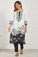 Blue Viscose Rayon Straight Kurta image number 5