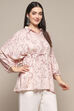 Dull Rose Rayon Straight Kurti image number 4