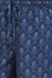 Blue Art Silk Straight Kurta Set image number 2