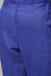 Blue Cotton Unstitched Dress Material Suit Set image number 7