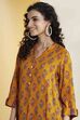 Indigo Viscose Rayon Straight Kurta image number 1