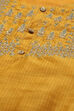 Mustard Chanderi Printed Unstitched Suit Set image number 2