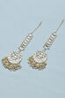 Gold Brass Earrings image number 2