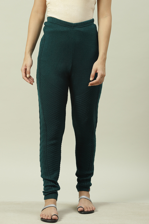 Maroon Acrylic Jeggings image number 0