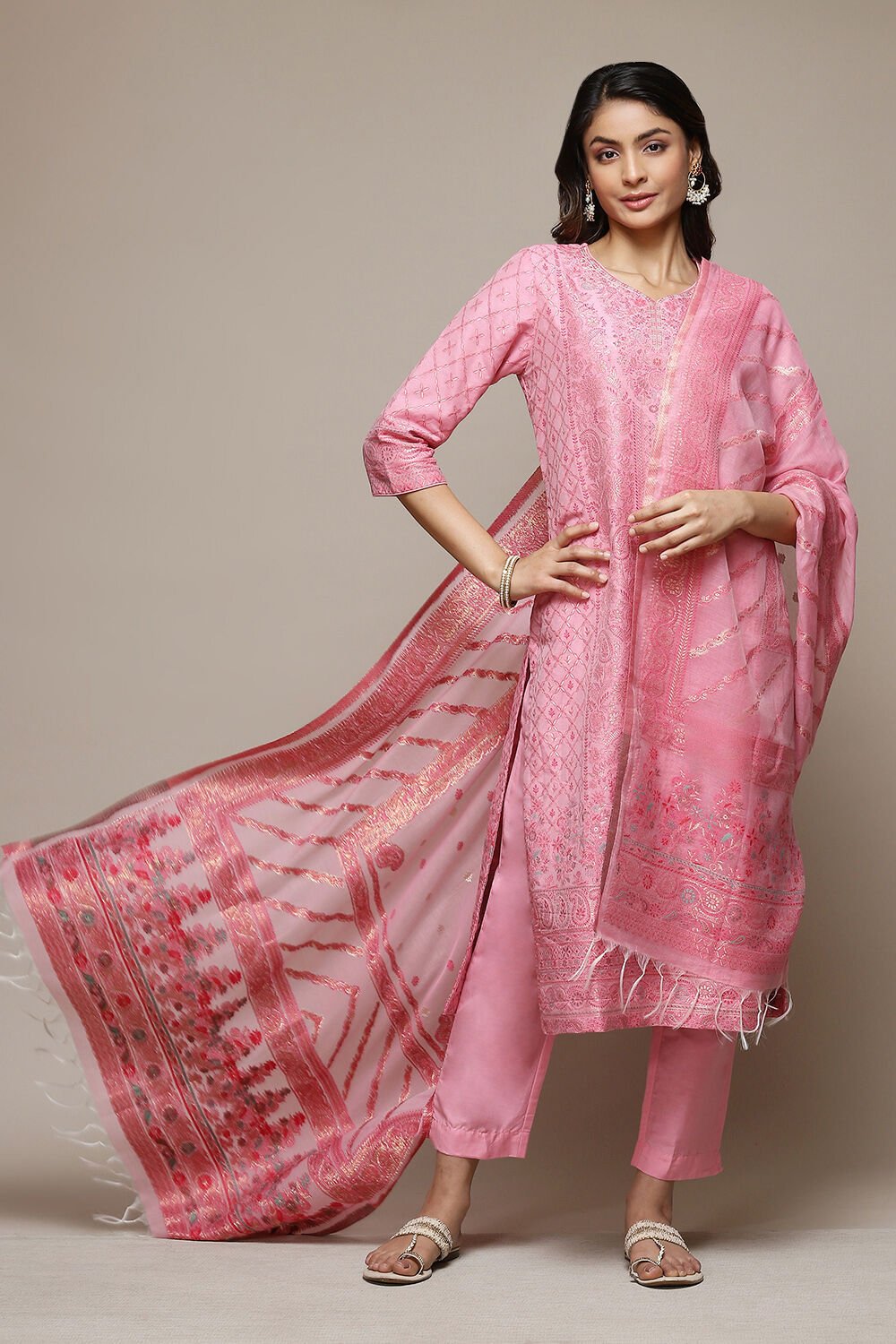 Biba pink sales suit set
