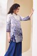 Black Viscose Rayon Straight Kurta image number 4