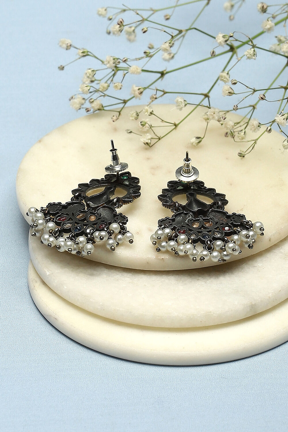 Gold Brass Danglers image number 2