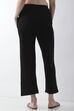 Blue Viscose Blend Wide Leg Pants image number 5