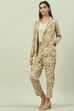 Beige Rayon Straight 3 Piece Set image number 5