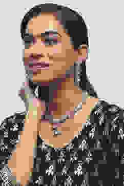 Light Pink Brass Drop & Danglers image number 1