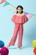 Pink Rayon Straight Jumpsuit image number 5
