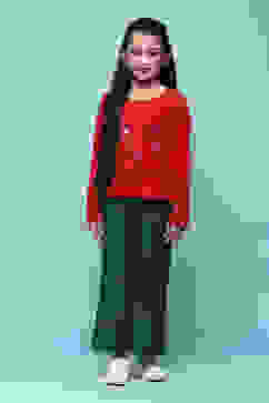 Red Cotton T-Shirt image number 0