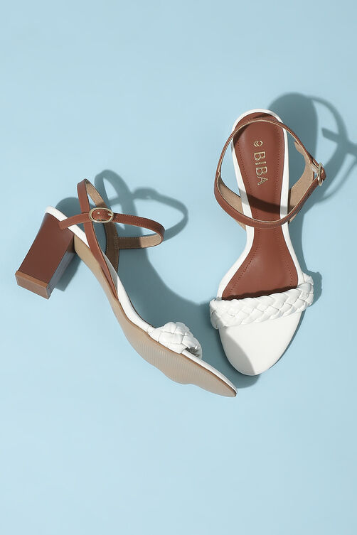 White Pu Sandals image number 2