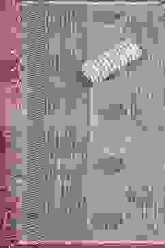 Sky Blue Cotton Hand Block Print Unstitched Suit Set image number 3