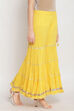 Blue Cotton Sharara Pants image number 3