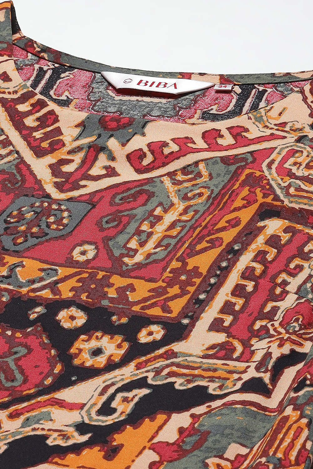 Blue LIVA Straight Kurta Palazzo Suit Set image number 1