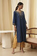 Cream-Colored Cotton Solid Regular Pants image number 0