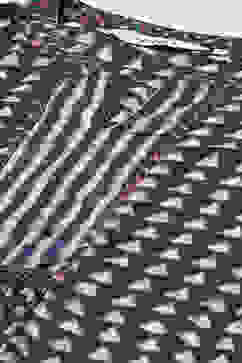 Indigo LIVA Straight Printed Kurta image number 1