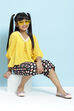 Yellow Straight Viscose Top image number 0