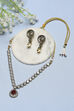 Red Brass Necklace Set image number 2