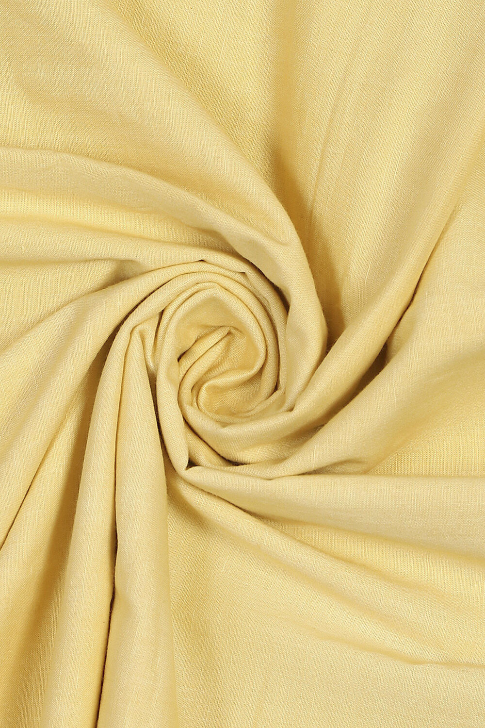 Yellow Cotton Schiffly Unstitched Suit Set image number 4