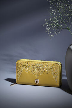 Yellow Pu Leather Wallet image number 0